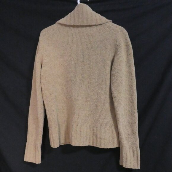 STUDIO LONDON - SL | large | Very Soft and Comfy Beige Turtleneck Sweater - Picture 2 of 15